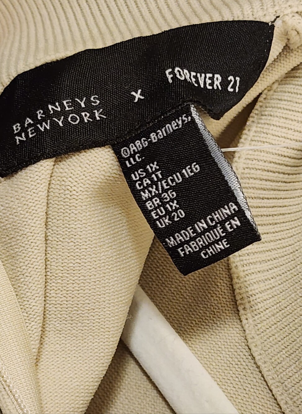 Barneys New York x Forever 21 NWT Sleeveless High Neck Cream Romper Jumpsuit - Picture 8 of 11